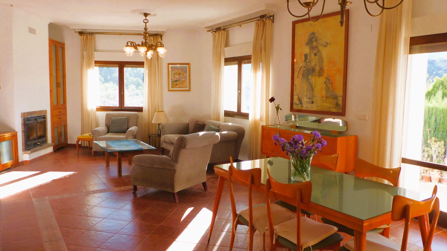 Sala d'estar de Casa o xalet en venda en Sella amb Calefacció, Traster i Piscina