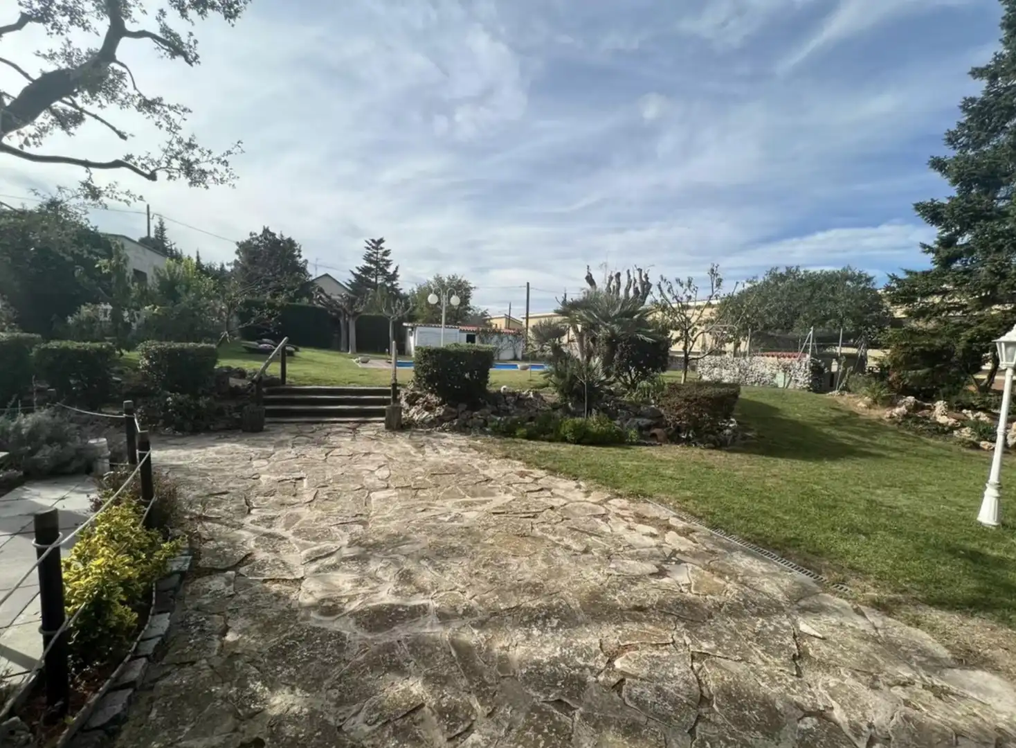 Jardín de Casa o chalet en venta en La Pobla de Claramunt con Calefacción y Jardín privado