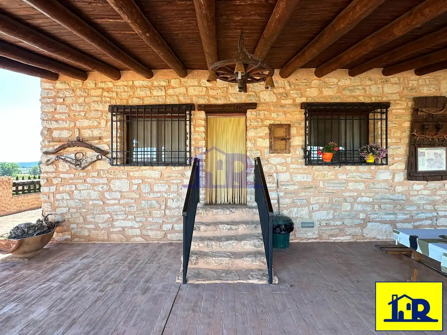 Exterior view of Houses for sale in Villar de Olalla  with Heating, Terrace and Storage room
