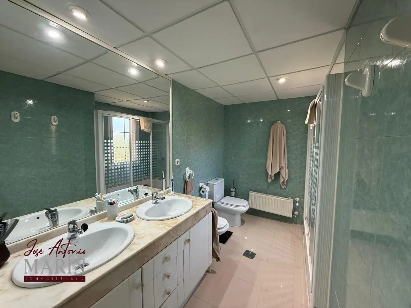 Baño de Casa o chalet en venta en Badajoz con Aire acondicionado, Calefacción y Jardín privado