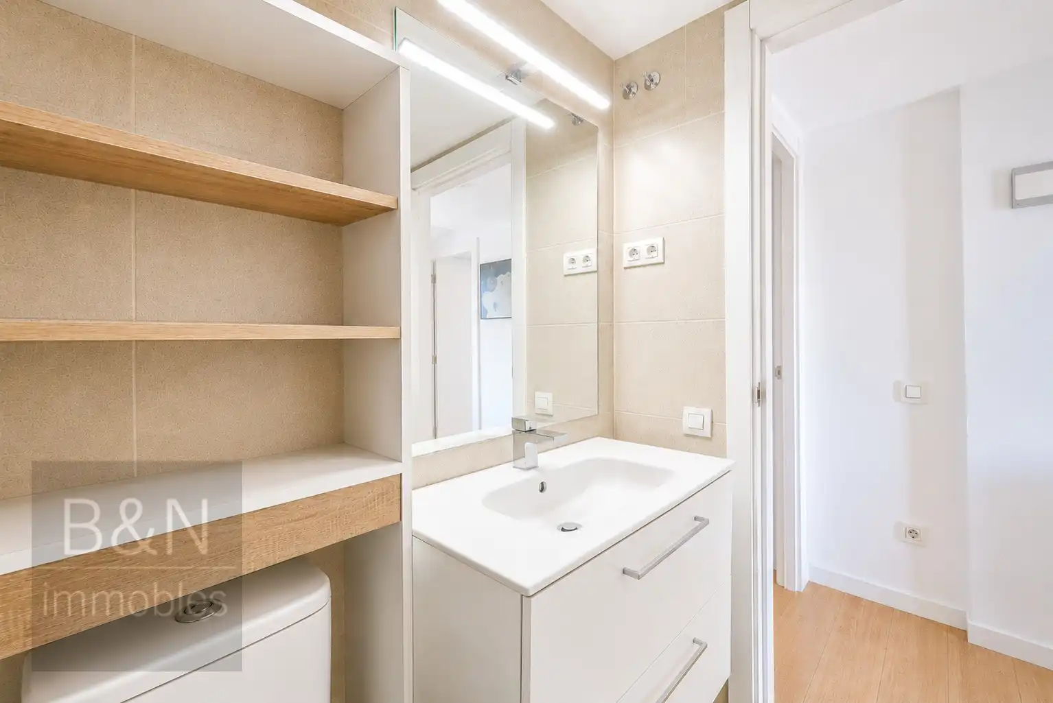Baño de Dúplex en venta en Terrassa con Aire acondicionado, Calefacción y Terraza