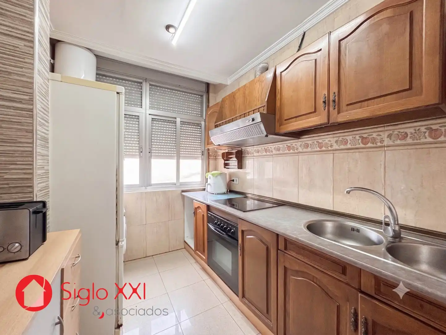 Kitchen of Flat for sale in Vila-real  with Air Conditioner