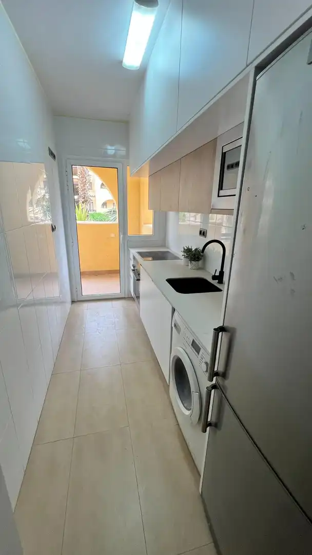 Cocina de Apartamento en venta en Los Alcázares con Aire acondicionado, Calefacción y Terraza