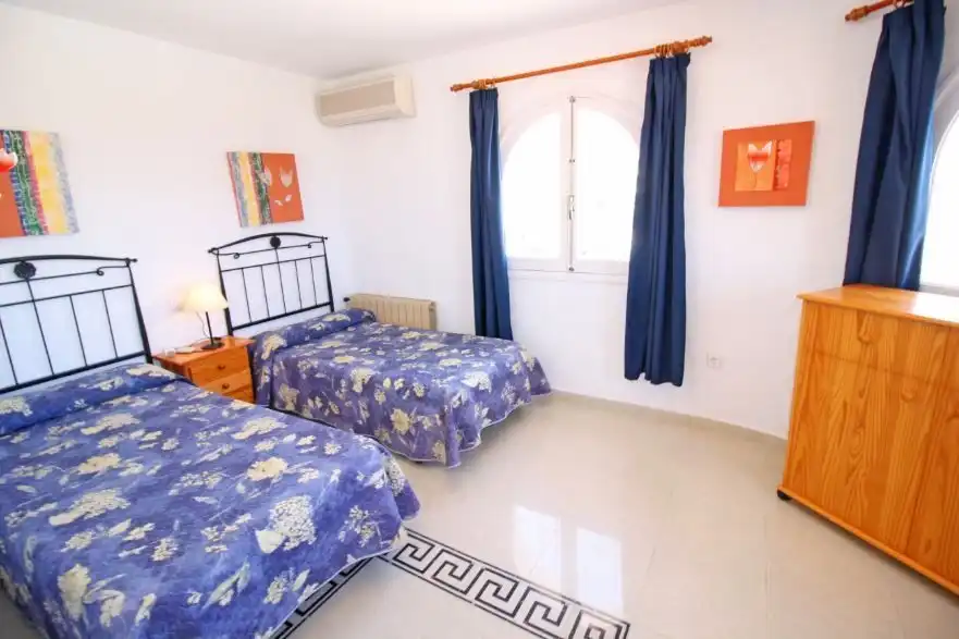 Bedroom of Houses for sale in Calpe / Calp  with Air Conditioner and Swimming Pool