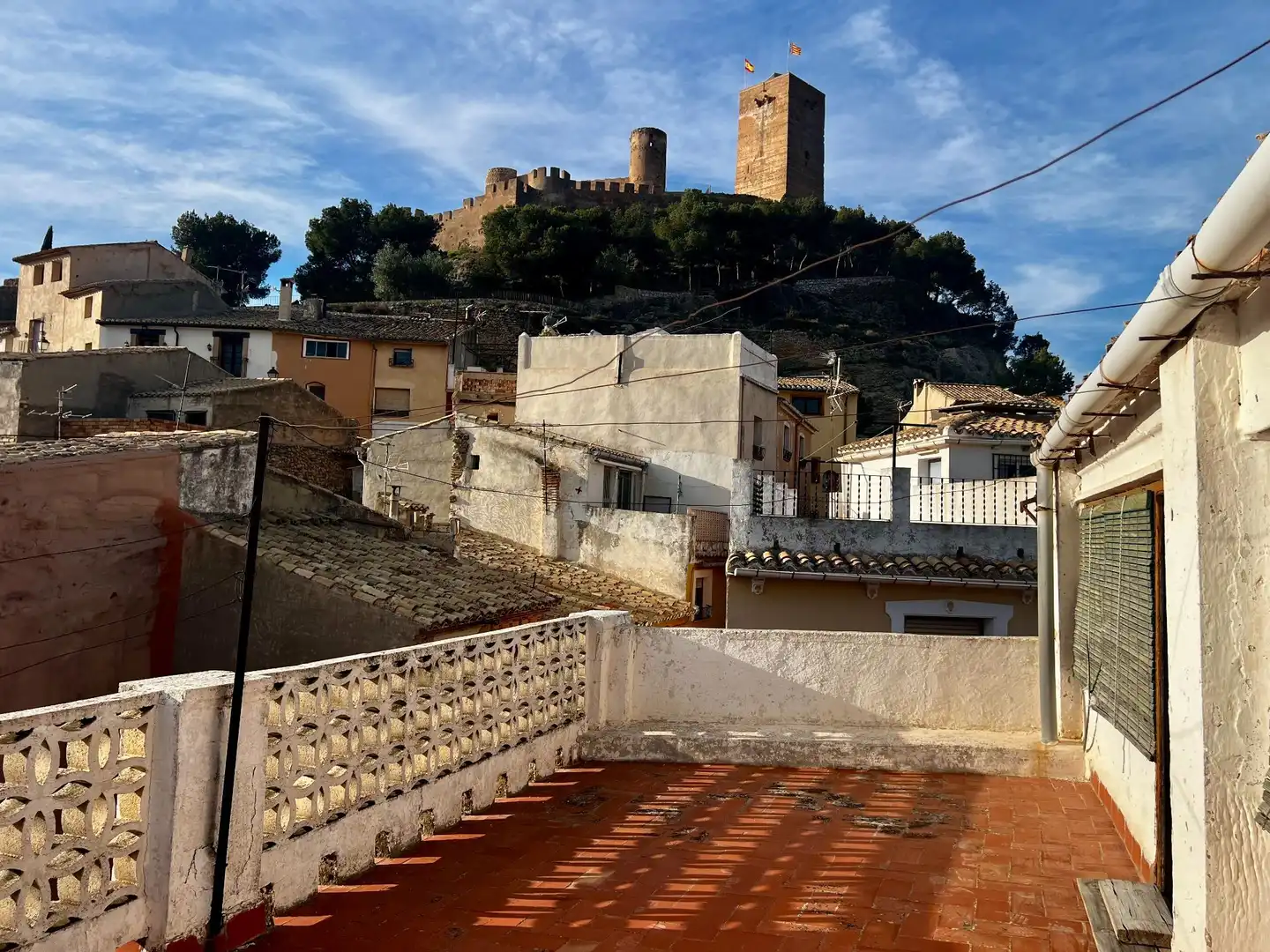 Vista exterior de Finca rústica en venta en Biar con Calefacción, Terraza y Trastero