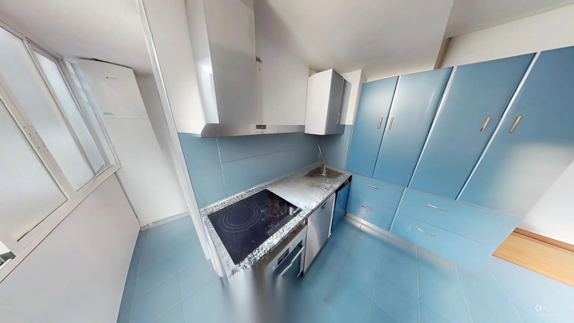 Küche von Wohnung zum Verkauf in Alicante / Alacant mit Klimaanlage, Heizung und Parkett