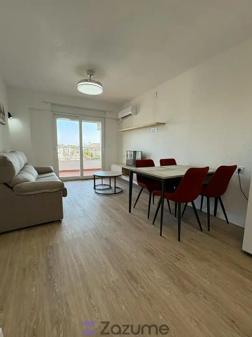 Living room of Flat for rent in Torrevieja  with Air Conditioner, Terrace and Swimming Pool