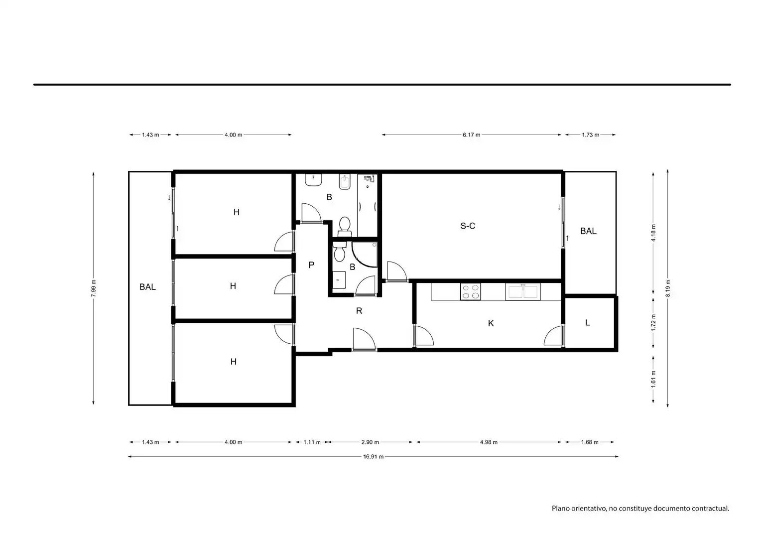 Flat for sale in Terrassa  with Heating