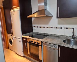 Kitchen of Flat to rent in Vigo   with Parquet flooring, Furnished and Oven