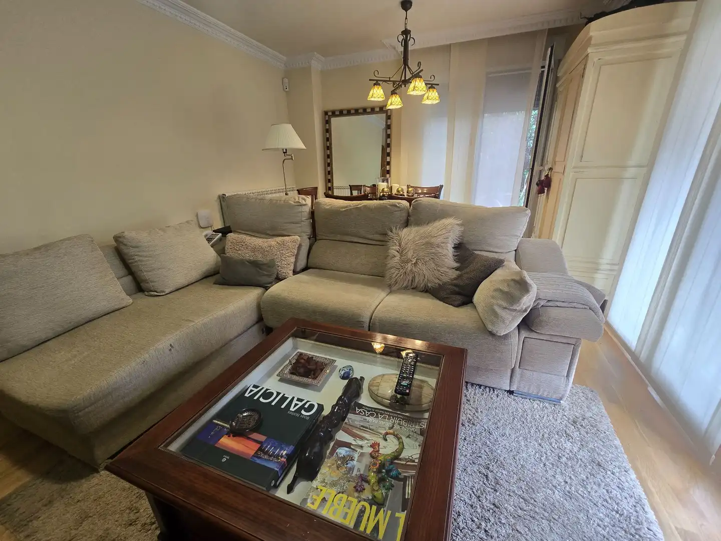Sala d'estar de Apartament en venda en Villamediana de Iregua amb Calefacció, Jardí privat i Terrassa
