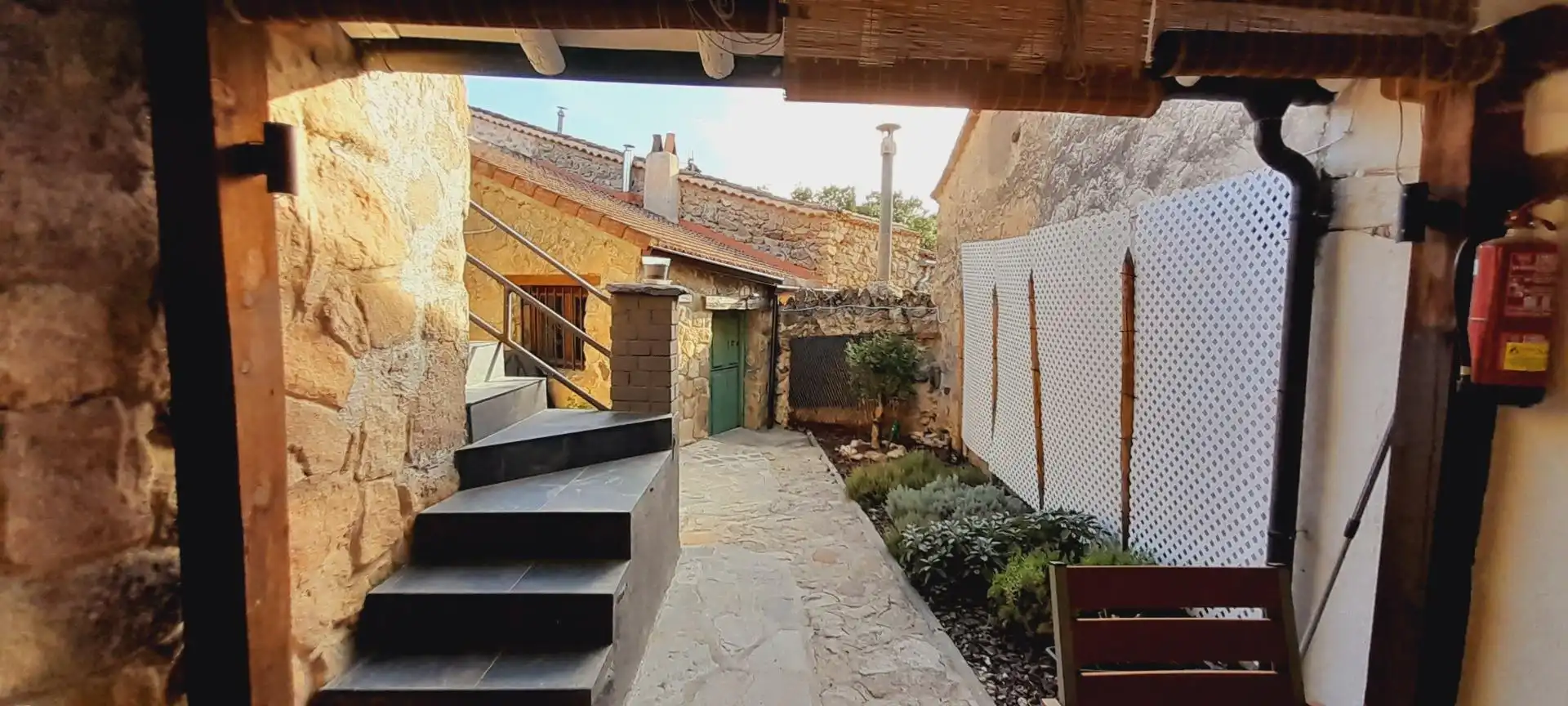 Terrassa de Finca rústica en venda en Turégano amb Calefacció, Jardí privat i Terrassa
