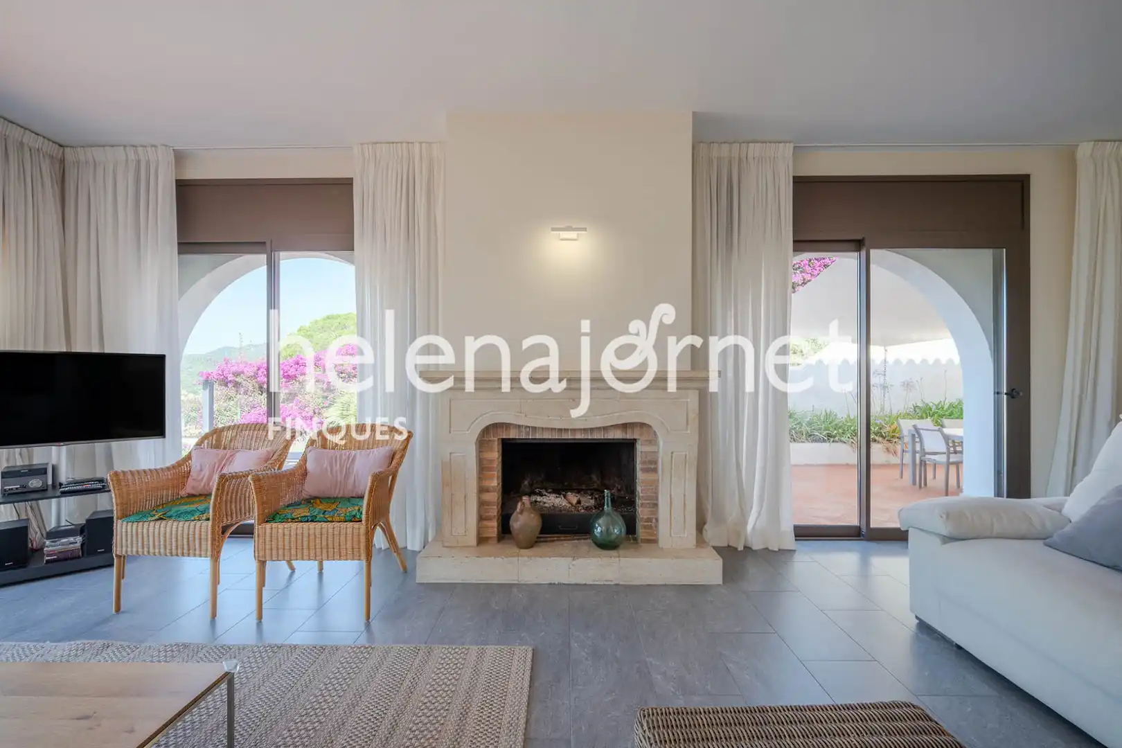 Sala d'estar de Casa o xalet en venda en Sant Feliu de Guíxols amb Aire condicionat, Calefacció i Terrassa