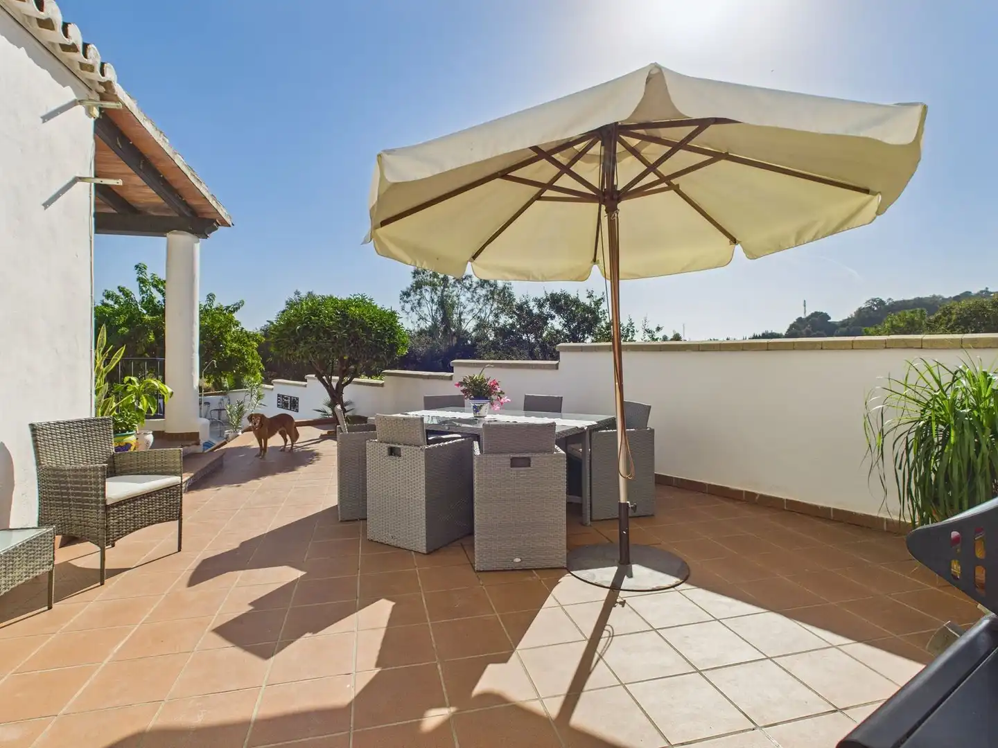 Terraza de Casa o chalet en venta en Estepona con Aire acondicionado, Terraza y TV
