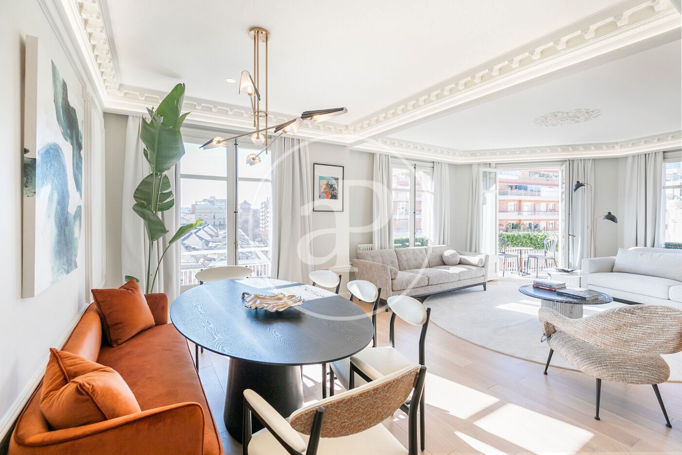Living room of Flat for sale in  Barcelona Capital  with Air Conditioner, Heating and Terrace