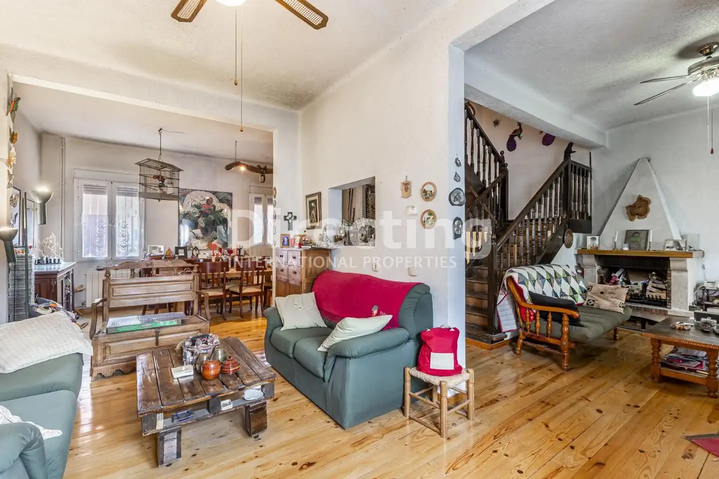 Sala de estar de Casa o chalet en venta en Madrid con Aire acondicionado y Terraza