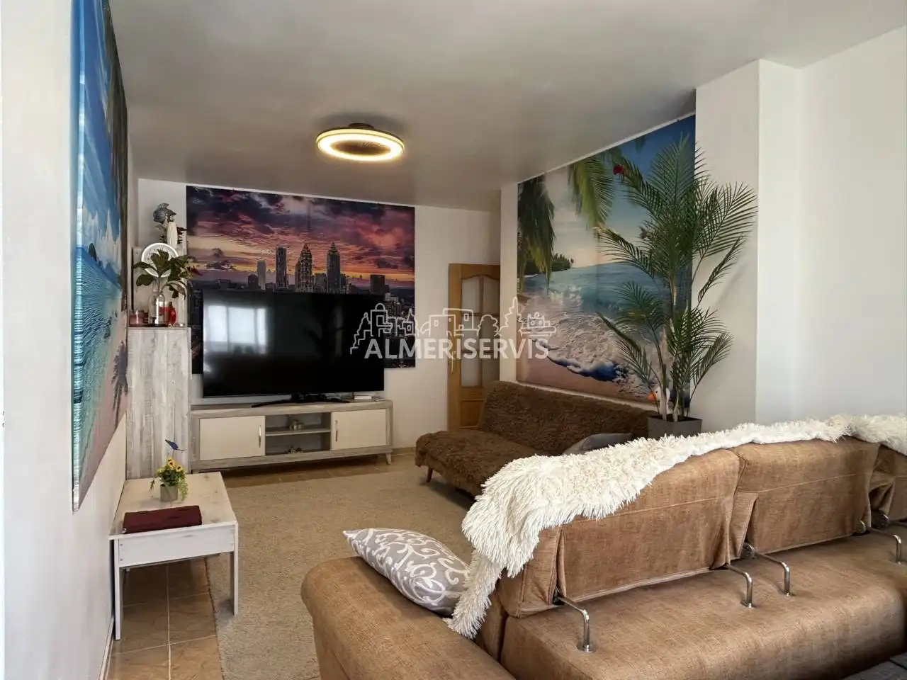 Sala de estar de Piso en venta en Roquetas de Mar