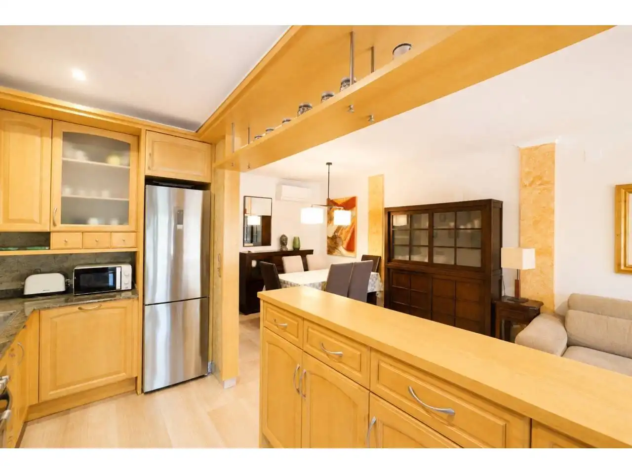 Kitchen of Detached homes for rent in Mont-roig del Camp  with Air Conditioner, Terrace and Furnished