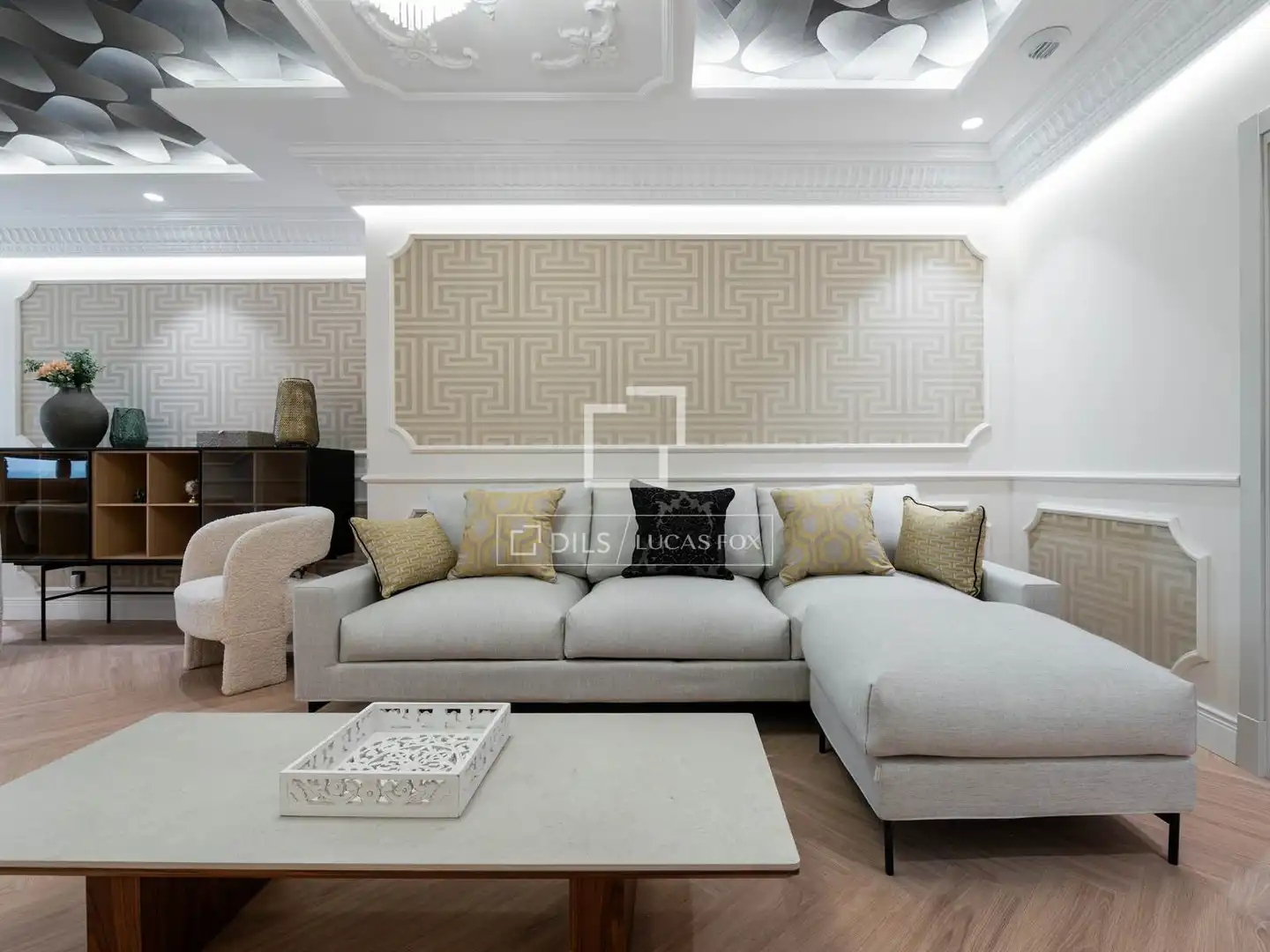 Sala de estar de Piso en venta en Madrid con Aire acondicionado, Calefacción y Parquet
