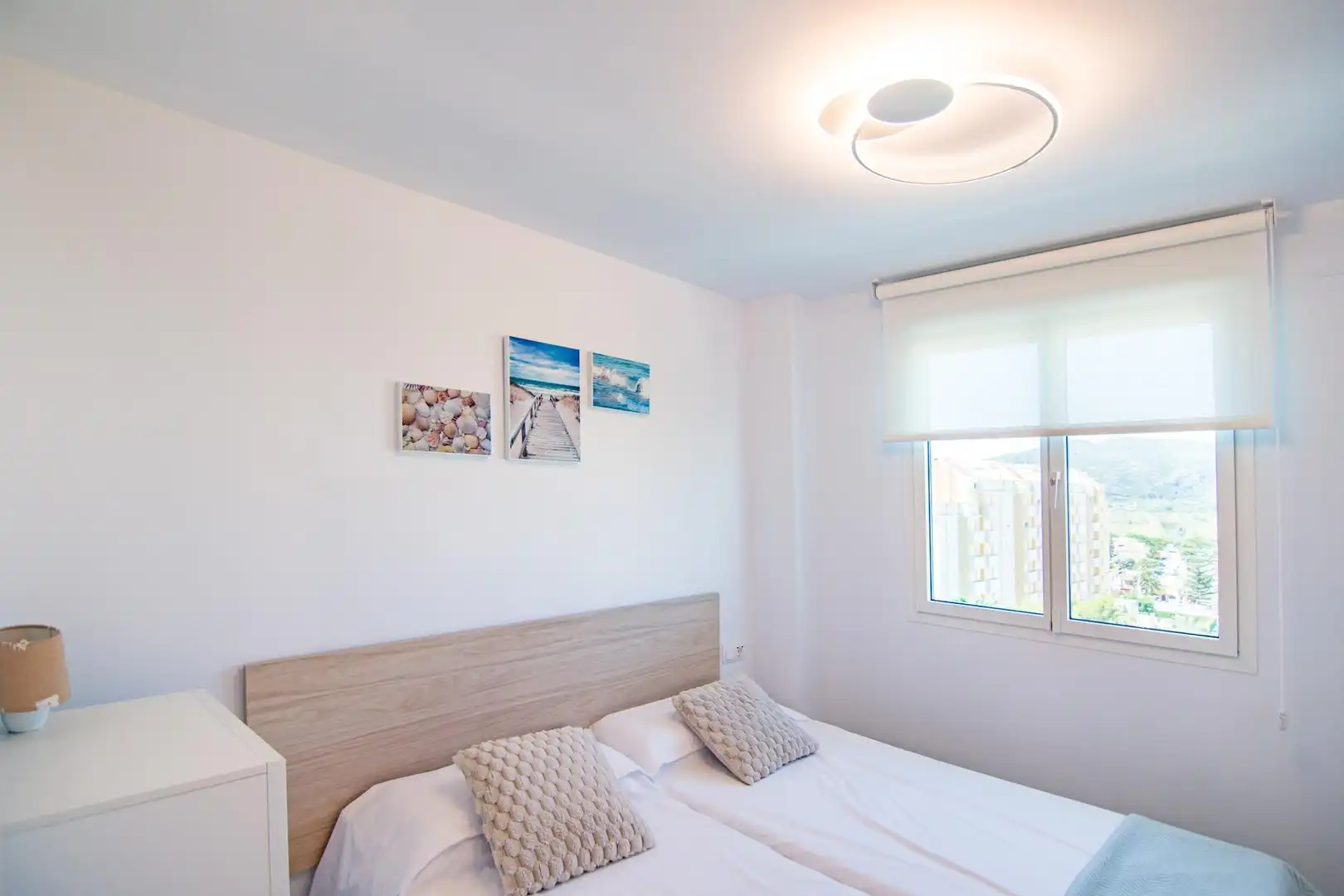 Schlafzimmer von Wohnungen zum Verkauf in Gandia mit Klimaanlage, Privatgarten und Terrasse