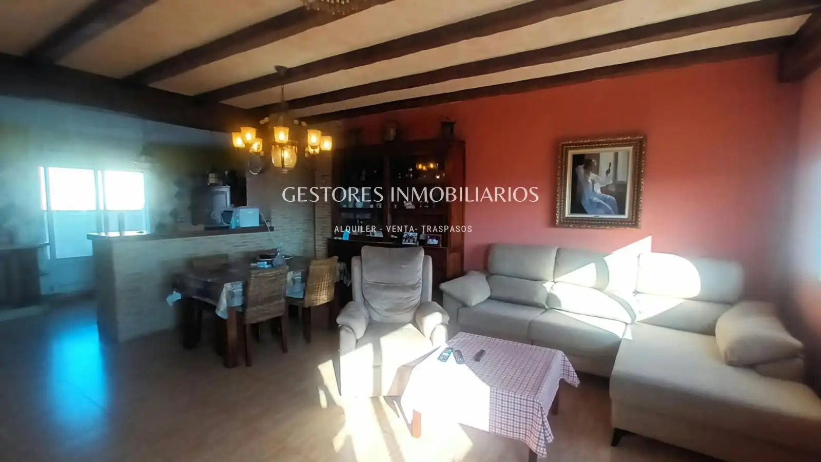Wohnzimmer von Maisonette zum Verkauf in Cocentaina mit Klimaanlage, Heizung und Terrasse