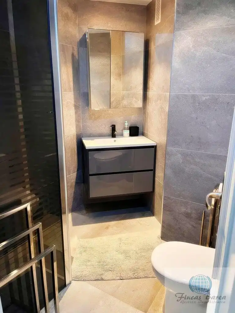 Bathroom of Flat for rent in Mijas  with Air Conditioner, Terrace and Furnished