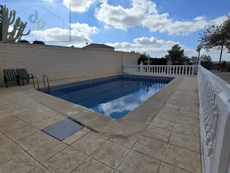 Piscina de Casa o xalet en venda en Elche / Elx amb Aire condicionat, Jardí privat i Terrassa