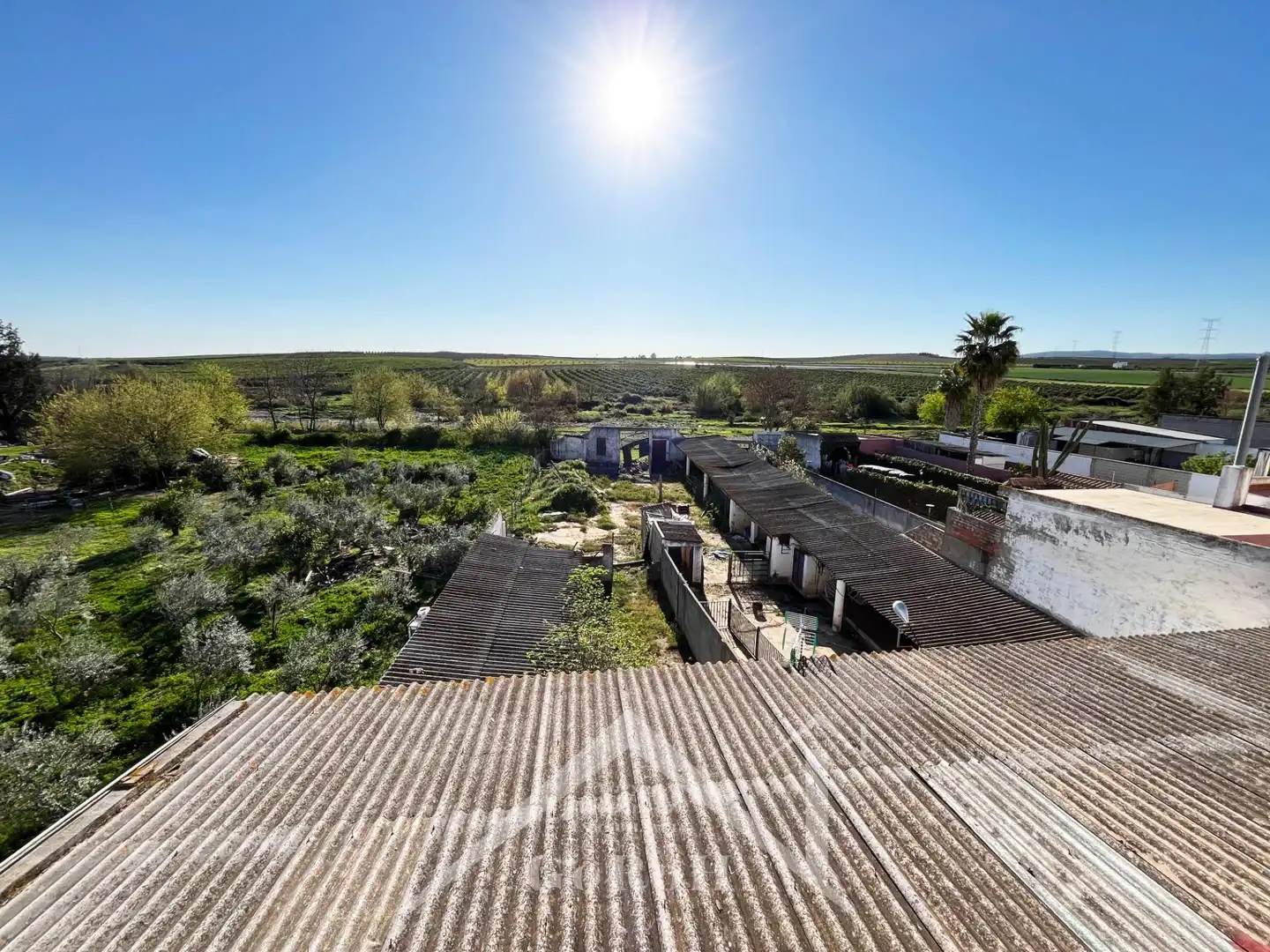 Vista exterior de Casa adosada en venta en Villaverde del Río