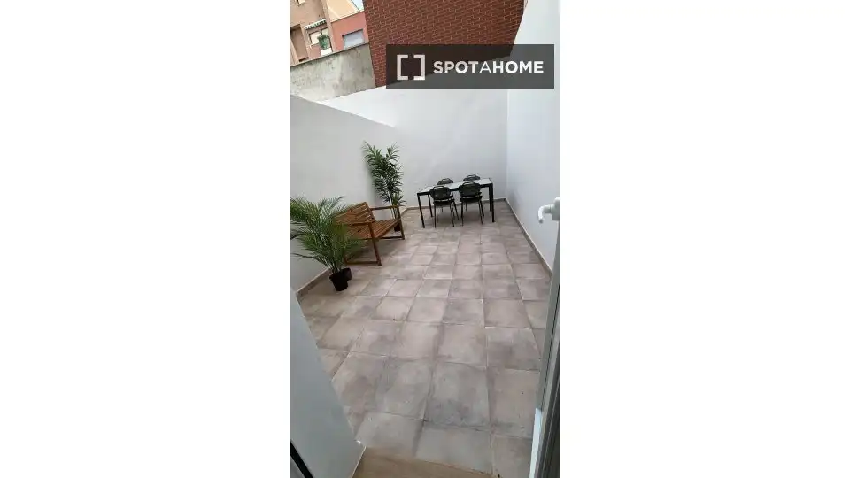 Terrasse von Wohnung zur Miete in Madrid mit Klimaanlage, Heizung und Möbliert