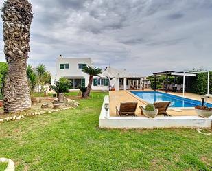 Garden of House or chalet for sale in Sant Lluís  with Private garden, Terrace and Swimming Pool