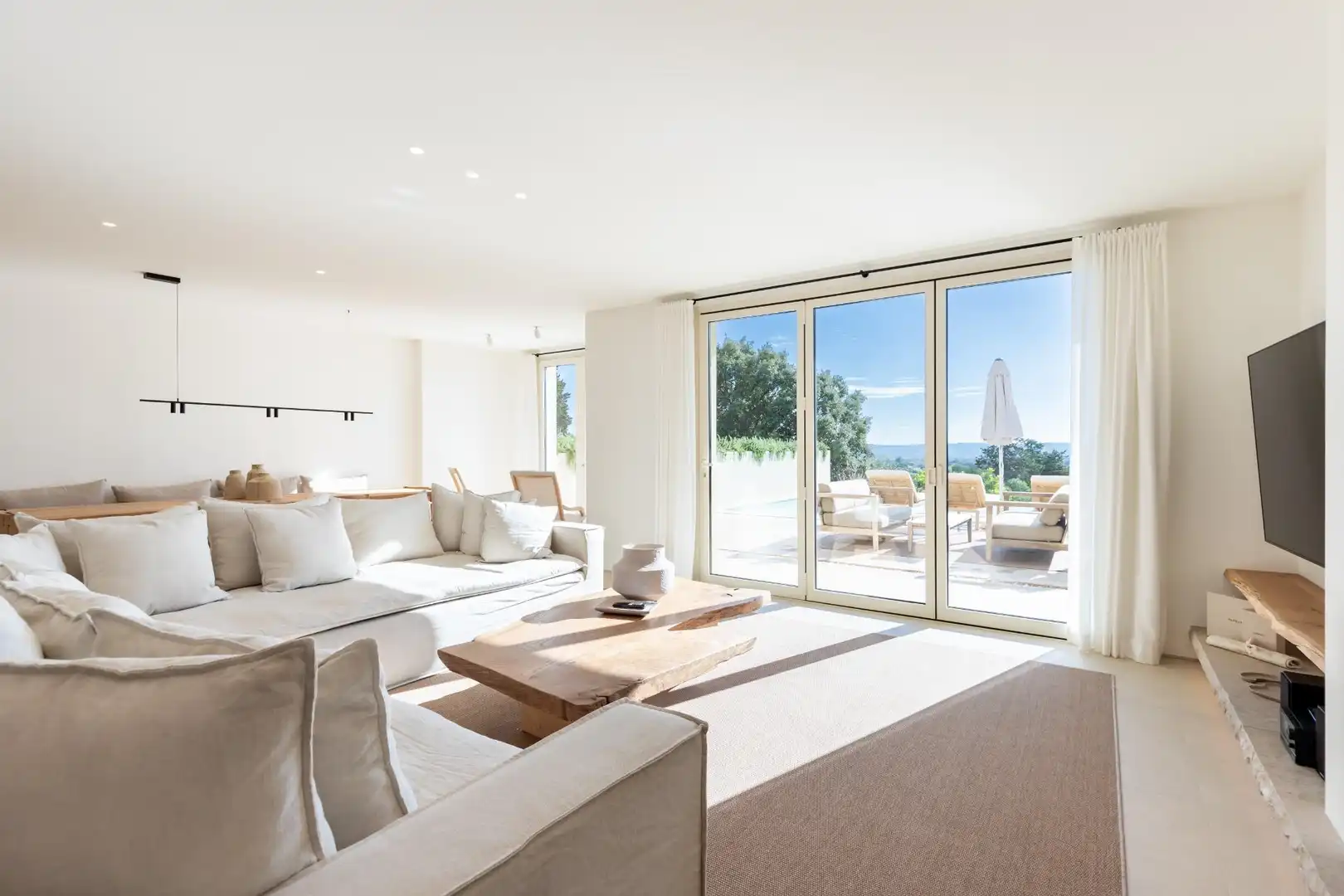 Sala de estar de Casa o chalet en venta en Búger con Aire acondicionado, Calefacción y Jardín privado