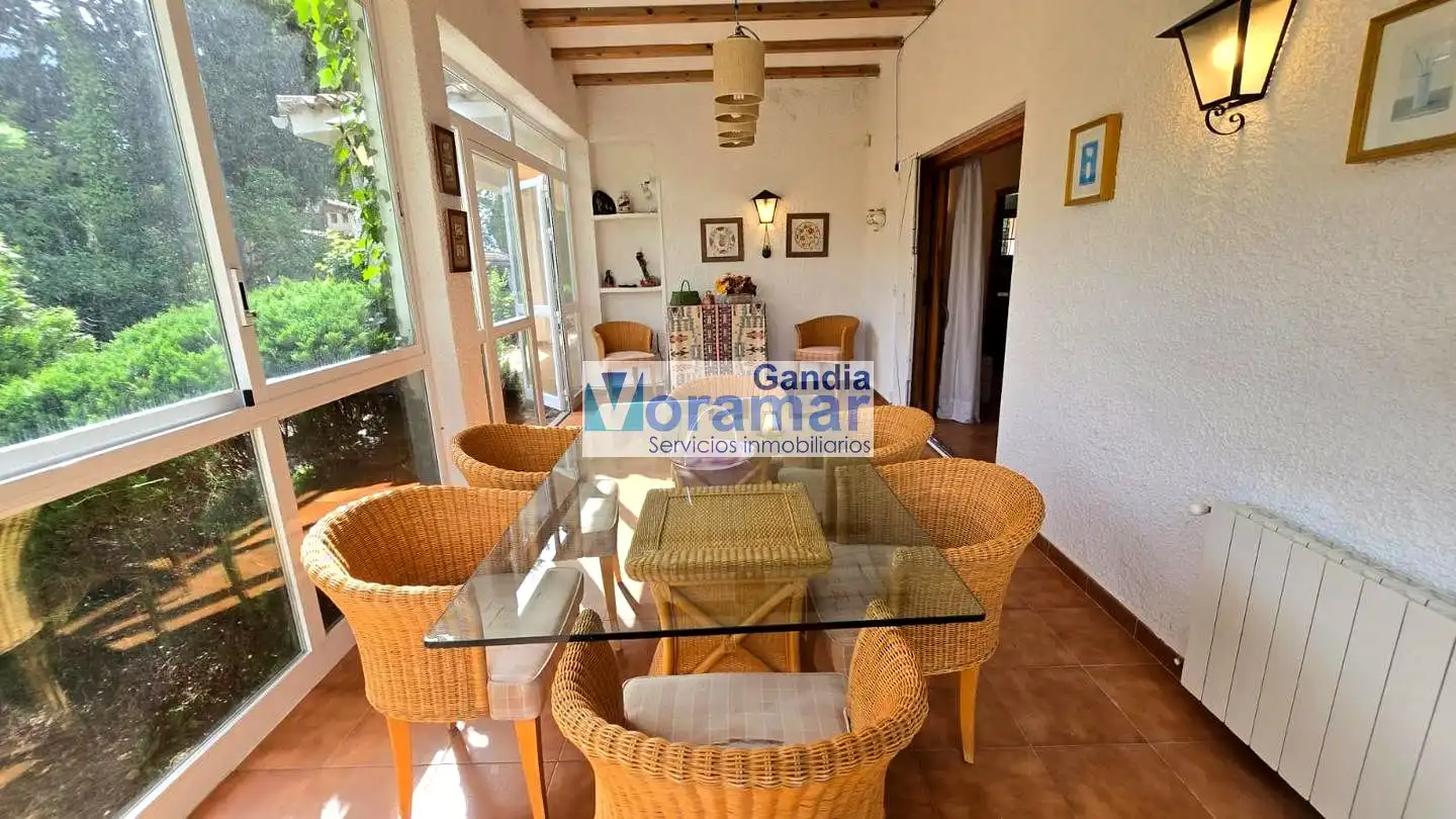 Comedor de Casa o chalet de alquiler en Barx con Jardín privado, Terraza y Piscina