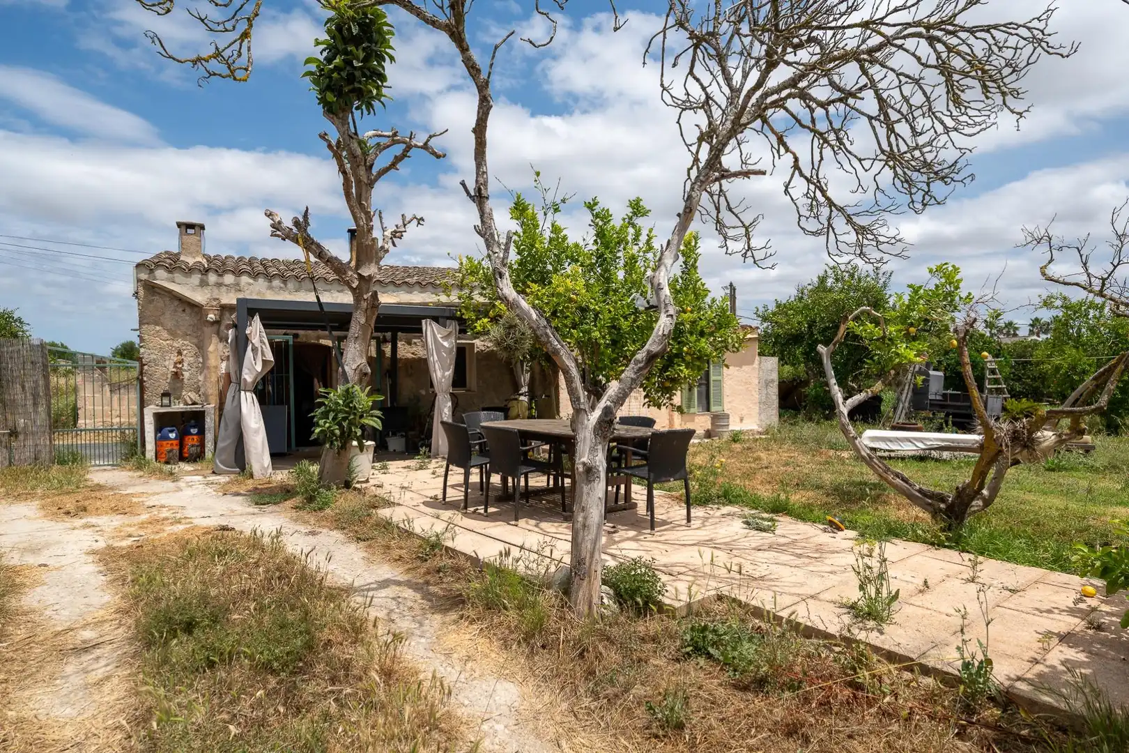 Terrace of Country homes for sale in Sant Joan  with Private garden
