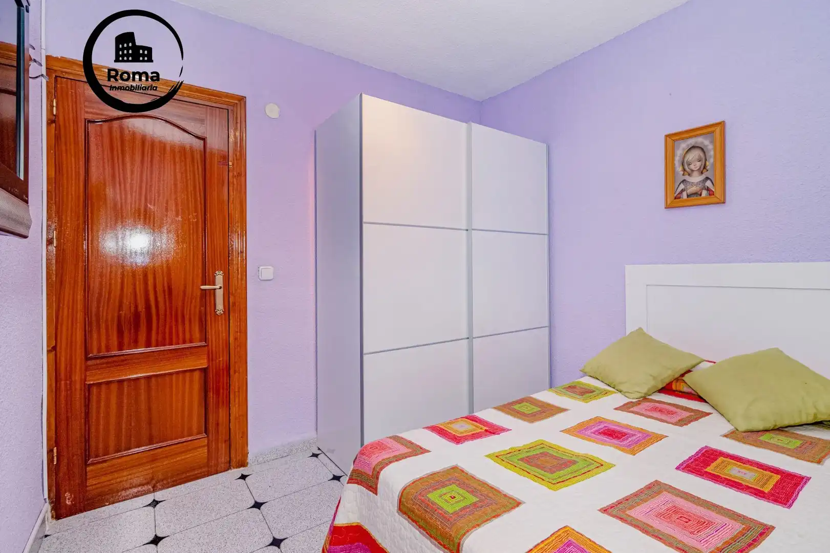Bedroom of Flat for sale in Granada  with Air Conditioner, Terrace and Storage room