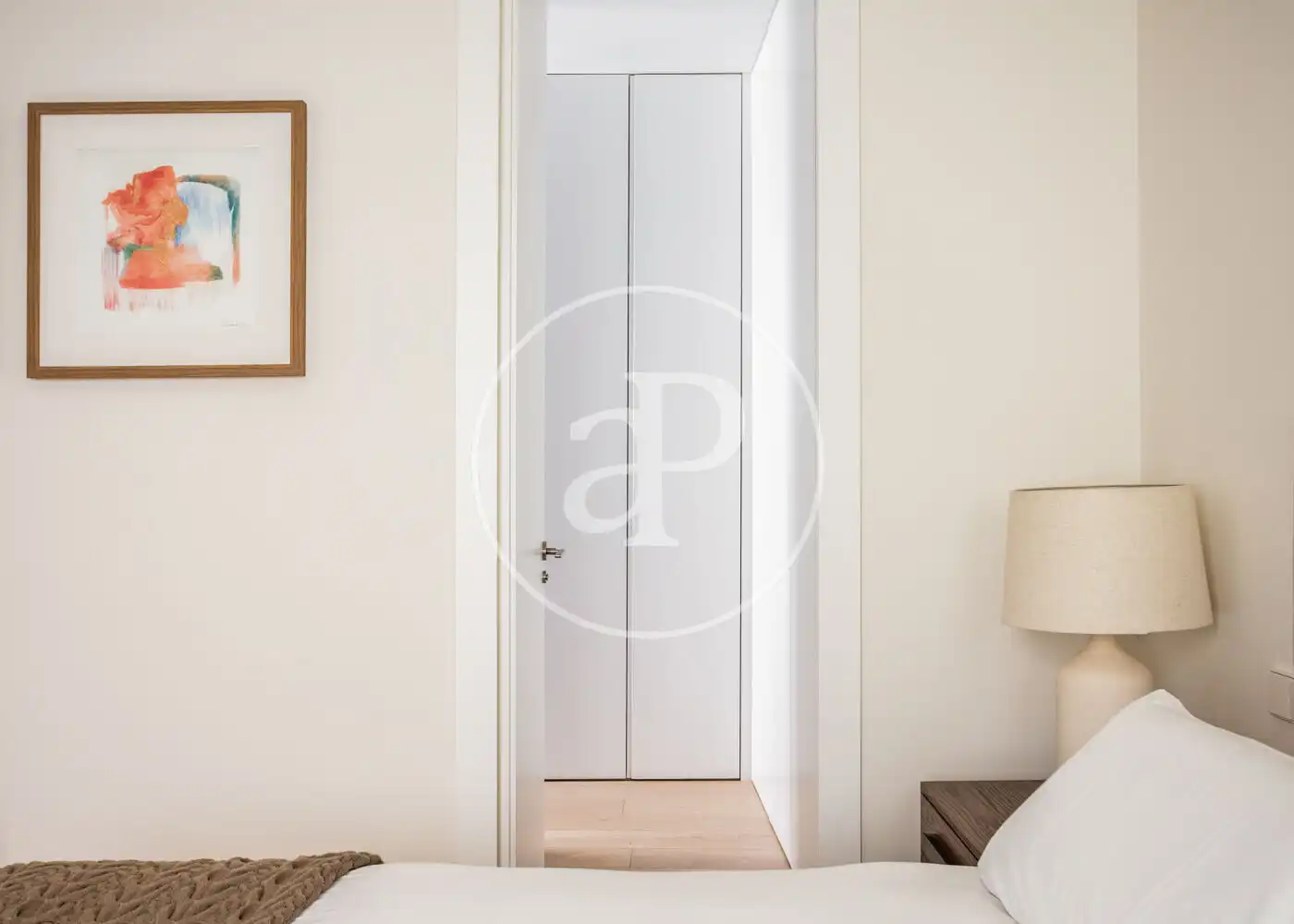 Schlafzimmer von Wohnung zur Miete in Barrio de Salamanca