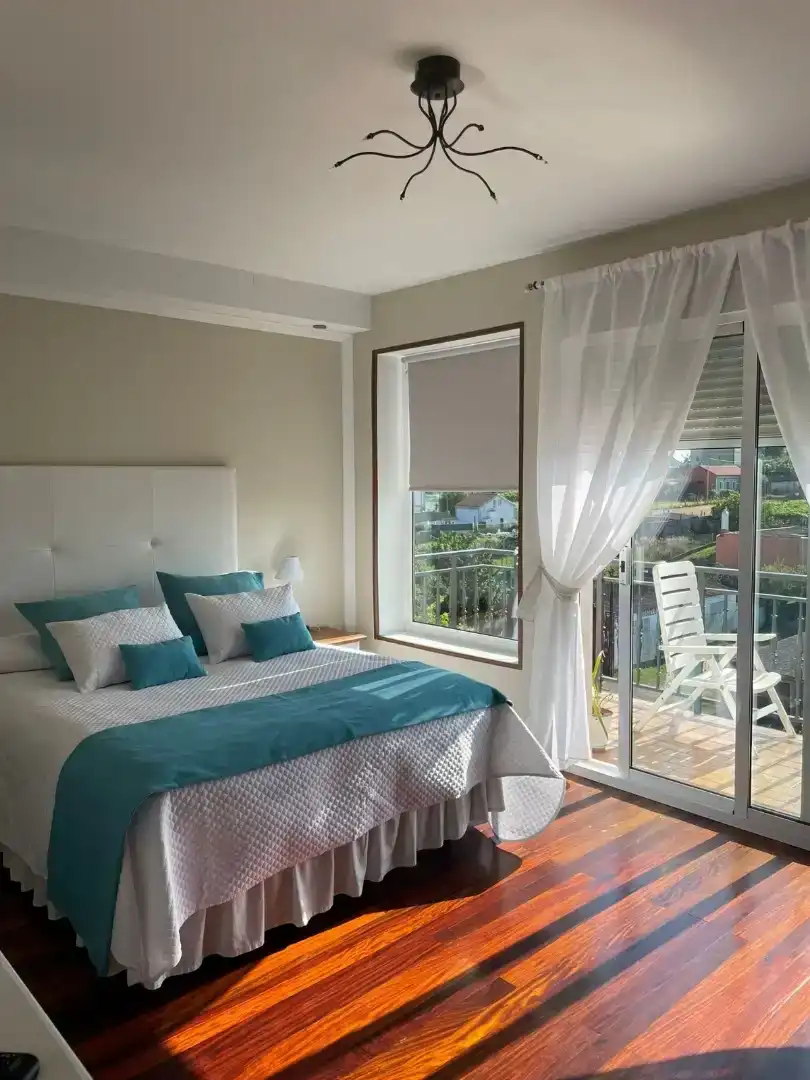 Bedroom of Houses for rent in Vilagarcía de Arousa  with Parquet flooring, Furnished and Oven