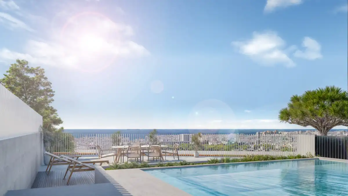 Terraza de Planta baja en venta en Estepona con Aire acondicionado, Jardín privado y Terraza