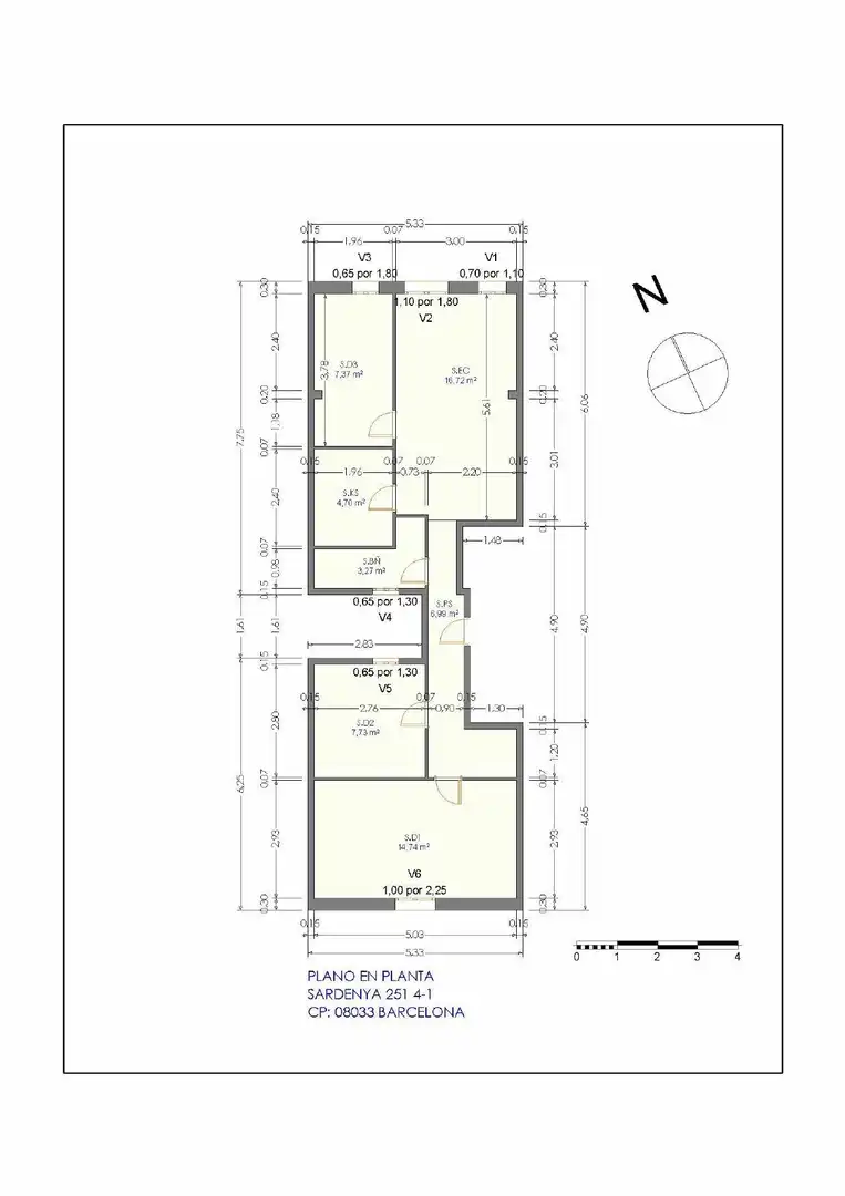 Wohnung zum Verkauf in Barcelona mit Klimaanlage, Heizung und Parkett
