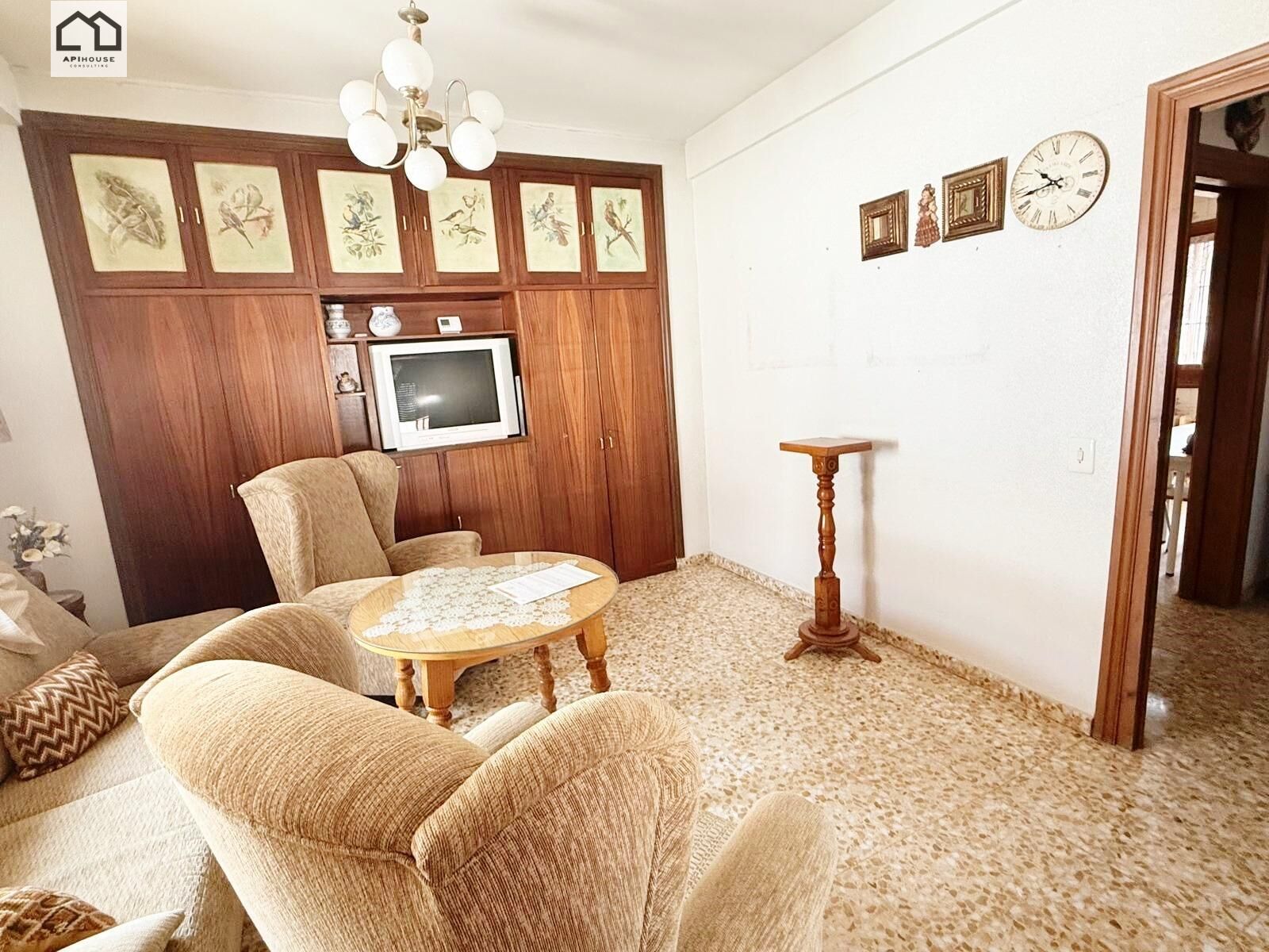 Living room of House or chalet for sale in Santa Olalla  with Air Conditioner, Heating and Terrace