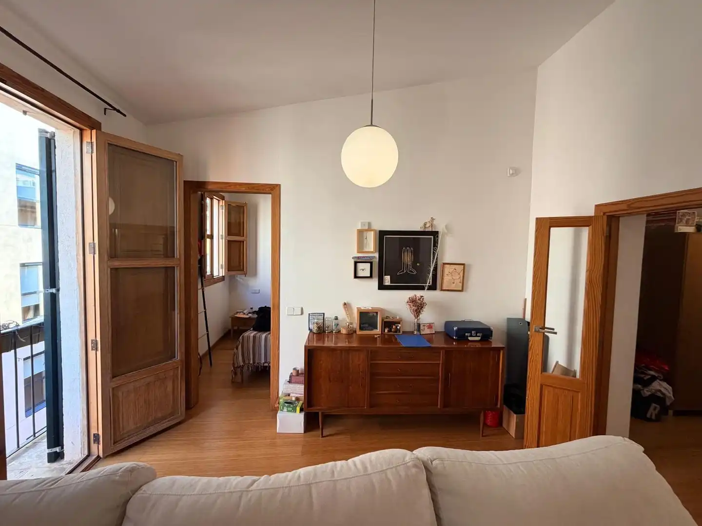 Sala de estar de Ático en venta en  Palma de Mallorca con Calefacción, Parquet y Terraza