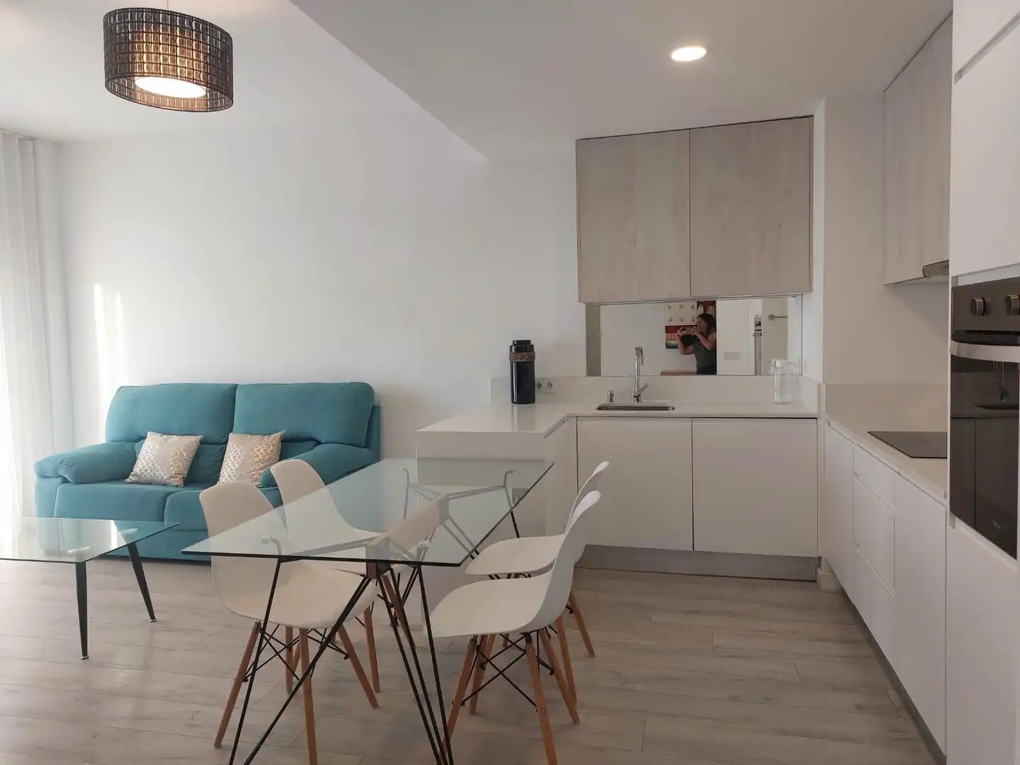 Wohnzimmer von Wohnung zur Miete in Málaga Capital mit Terrasse, Möbliert und Ofen