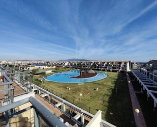 Piscina de Dúplex de lloguer en San Jorge / Sant Jordi amb Aire condicionat, Jardí privat i Terrassa