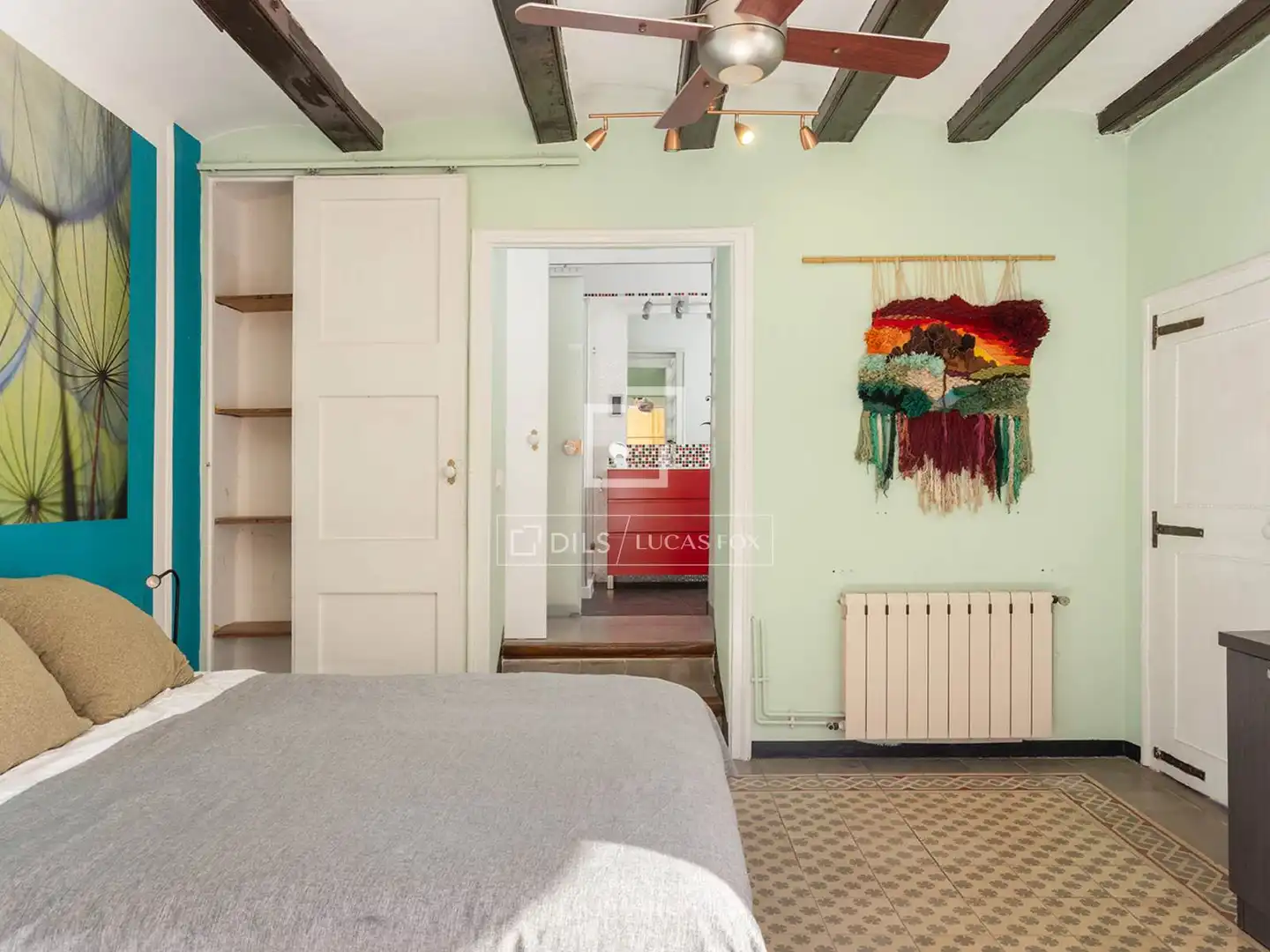Bedroom of Flat for sale in Barcelona  with Air Conditioner, Terrace and Balcony