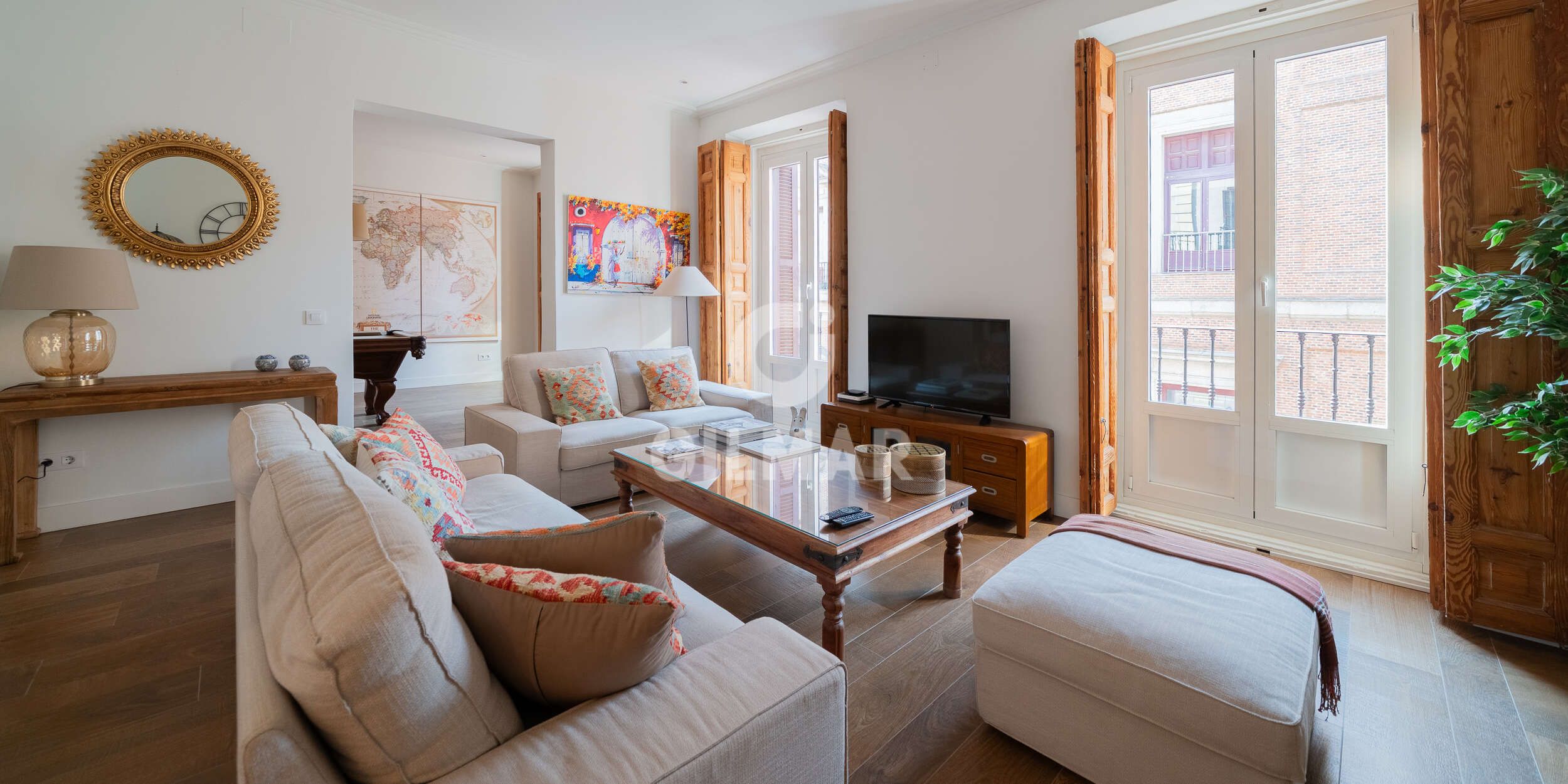 Living room of Flat for sale in  Madrid Capital  with Heating and Storage room