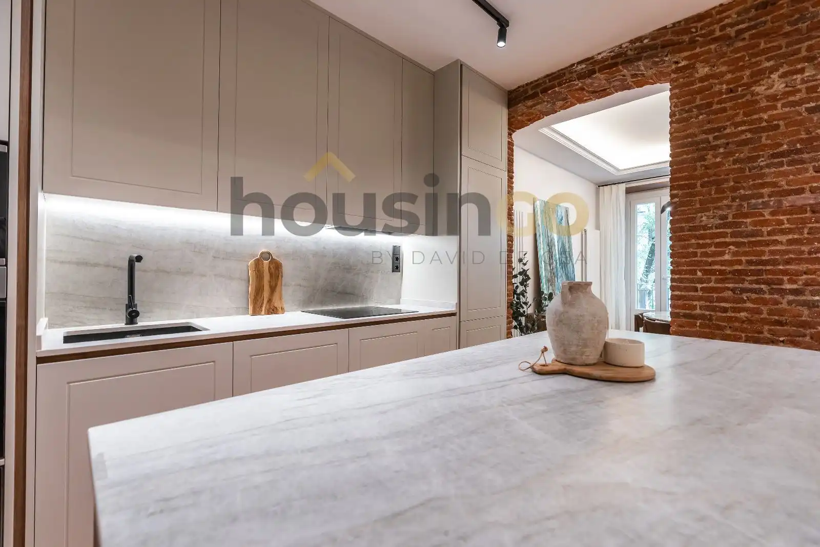 Kitchen of Flat for sale in Madrid  with Air Conditioner, Heating and Terrace