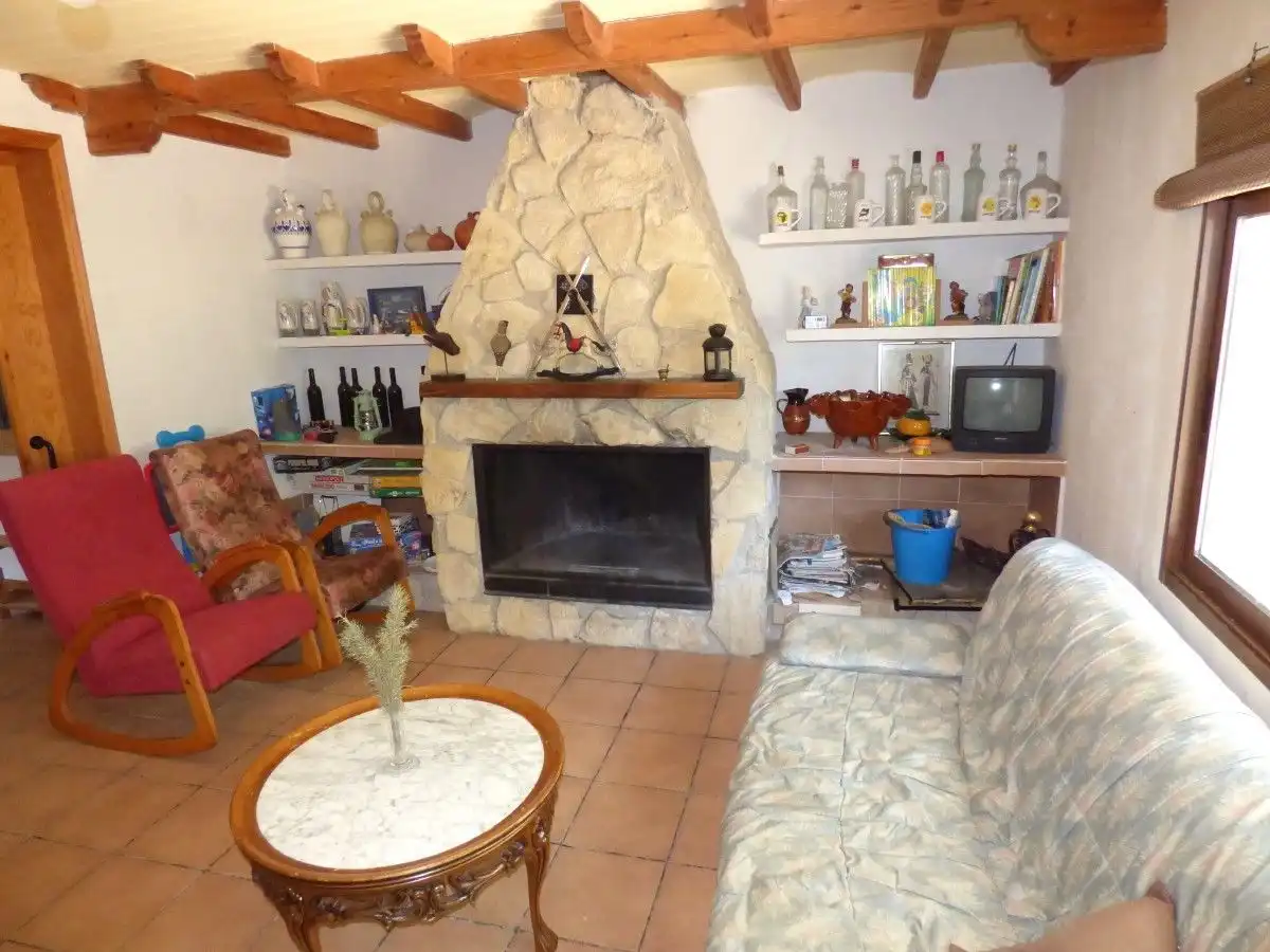 Sala d'estar de Casa o xalet en venda en Torremanzanas / La Torre de les Maçanes amb Jardí privat i Terrassa