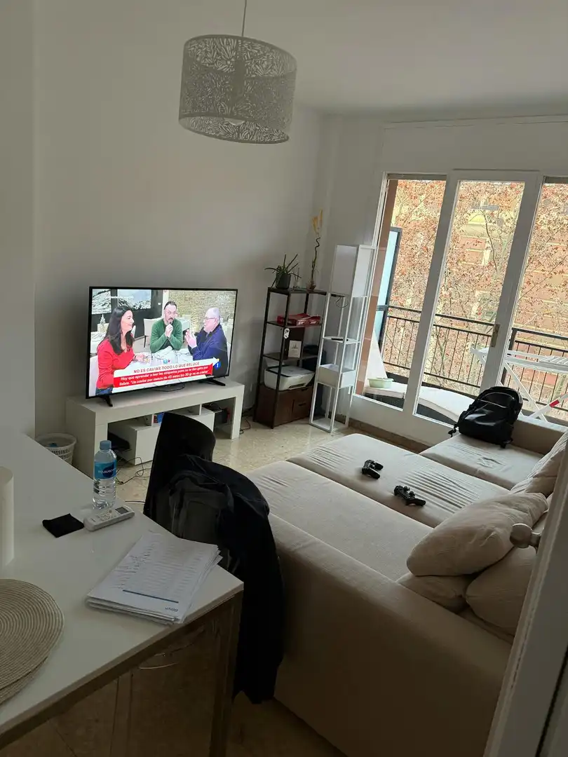 Wohnzimmer von Wohnung zur Miete in Barcelona mit Klimaanlage, Heizung und Möbliert