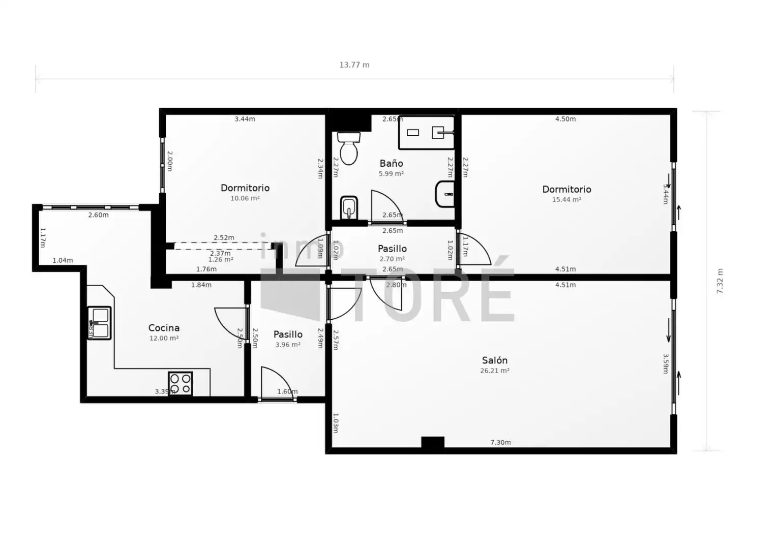 Piso con ascensor en venta en Avenida Avenida de Molière, imagen 10