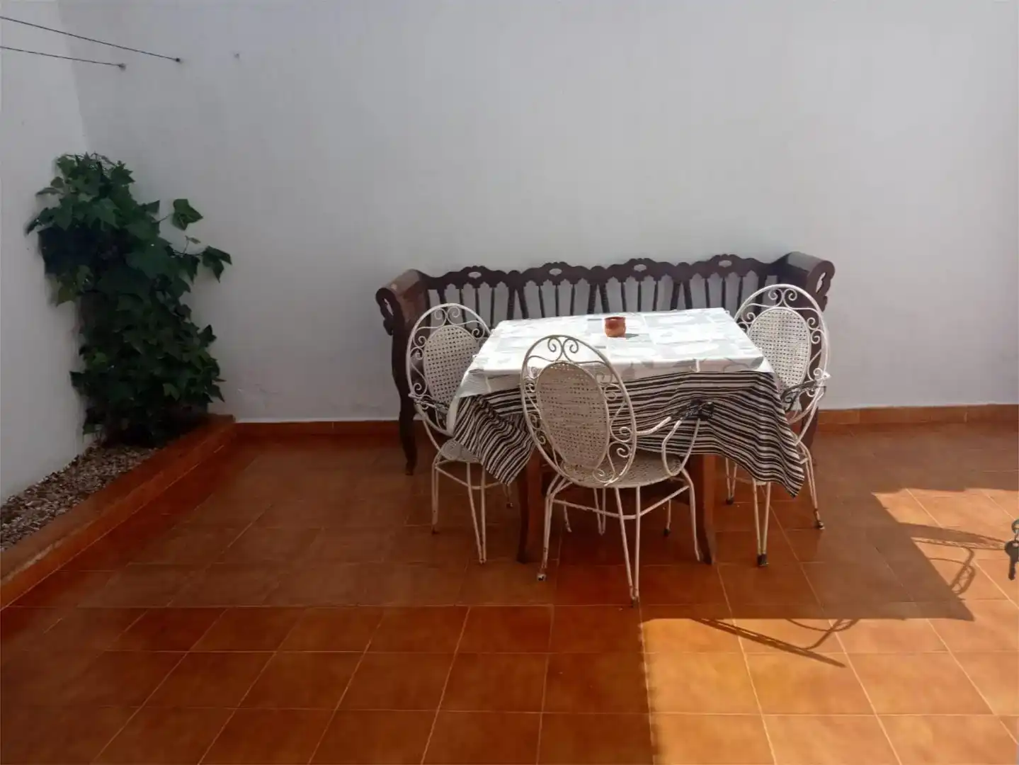 Terrassa de Finca rústica en venda en Moral de Calatrava amb Moblat i Balcó
