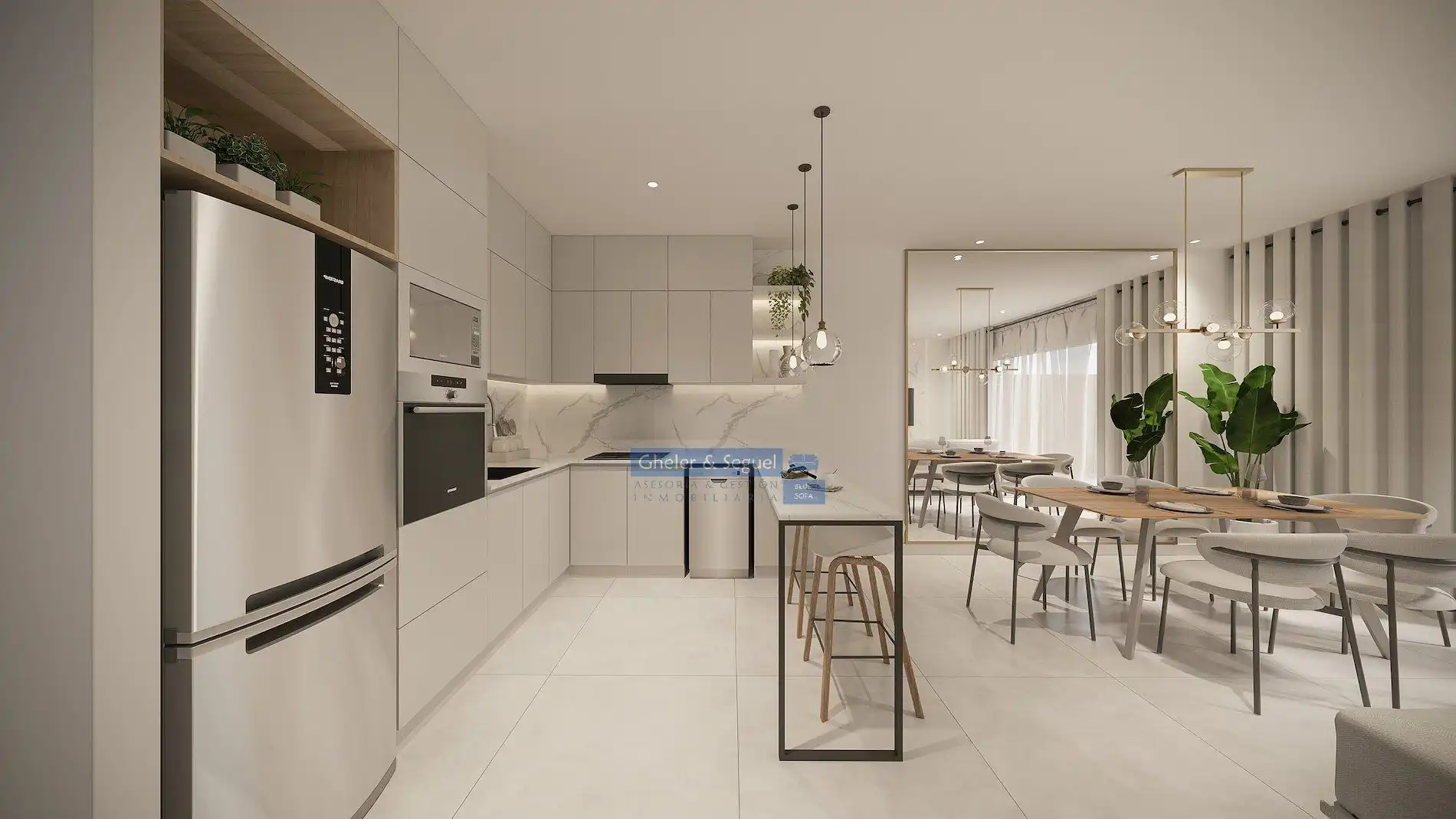 Küche von Einfamilien-Reihenhaus zum Verkauf in Almenara mit Terrasse