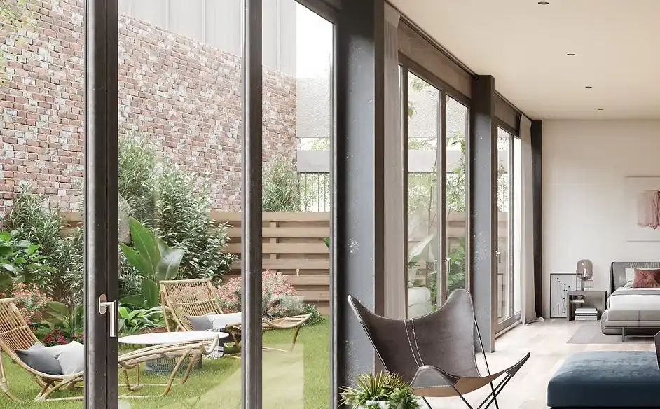 Terraza de Planta baja en venta en Barcelona con Aire acondicionado, Calefacción y Jardín privado